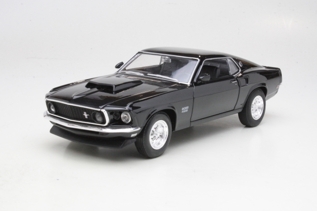 Ford Mustang Boss 429 1969, musta - Sulje napsauttamalla kuva