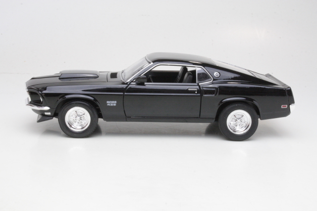 Ford Mustang Boss 429 1969, musta - Sulje napsauttamalla kuva