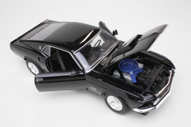 Ford Mustang Boss 429 1969, musta