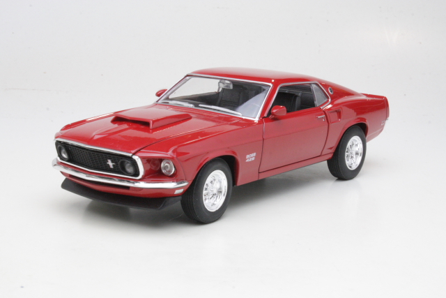 Ford Mustang Boss 429 1969, tummanpunainen - Sulje napsauttamalla kuva