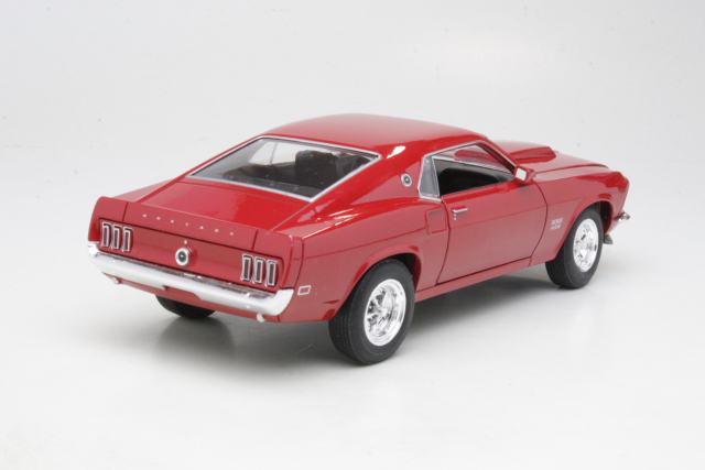 Ford Mustang Boss 429 1969, tummanpunainen - Sulje napsauttamalla kuva