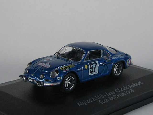 Alpine Renault A110, Tour de Corse 1969, J.C.Andruet, no.57