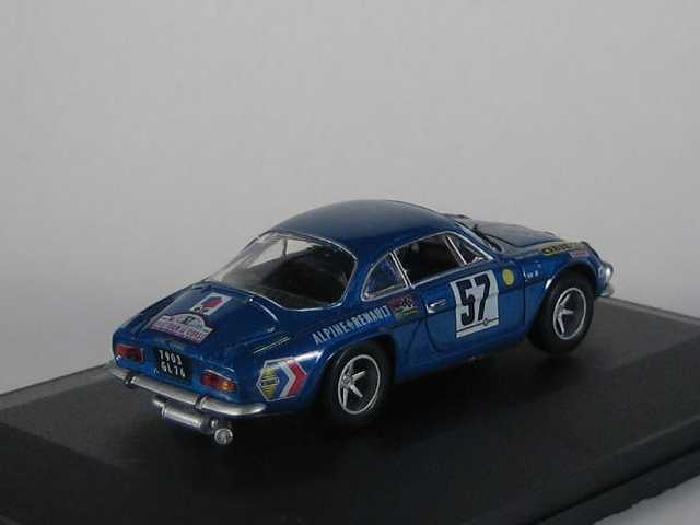 Alpine Renault A110, Tour de Corse 1969, J.C.Andruet, no.57