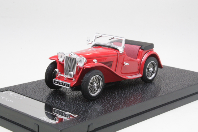 MG TC Cabriolet 1945, punainen