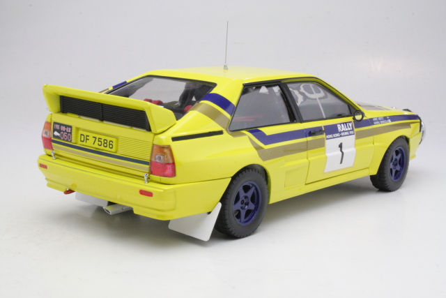 Audi Quattro A2, Hong Kong - Peking 1985, H.Mikkola, no.1