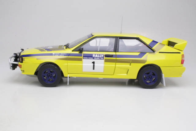 Audi Quattro A2, Hong Kong - Peking 1985, H.Mikkola, no.1 - Sulje napsauttamalla kuva