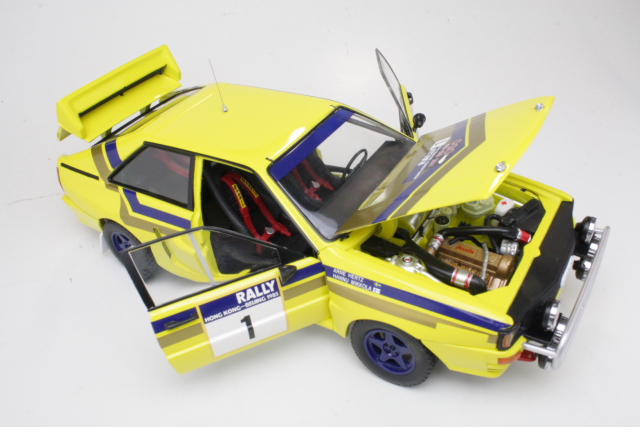 Audi Quattro A2, Hong Kong - Peking 1985, H.Mikkola, no.1