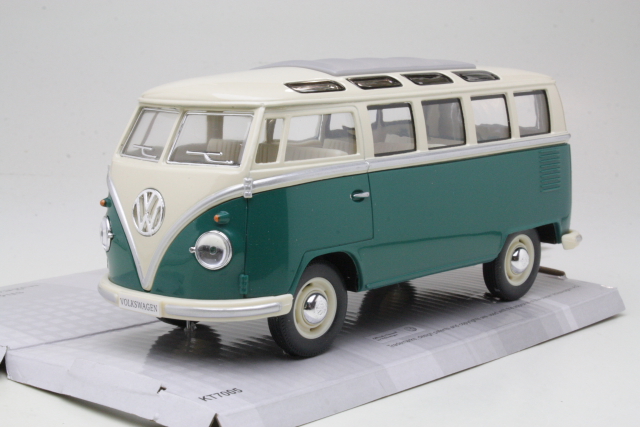 VW T1 Samba Bus 1962, vihreä/valkoinen