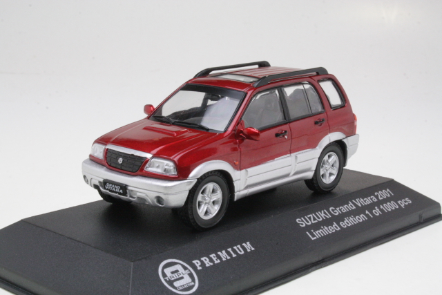 Suzuki Grand Vitara 2001, punainen/harmaa - Sulje napsauttamalla kuva