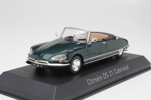 Citroen DS21 Cabriolet 1971, tummanvihreä