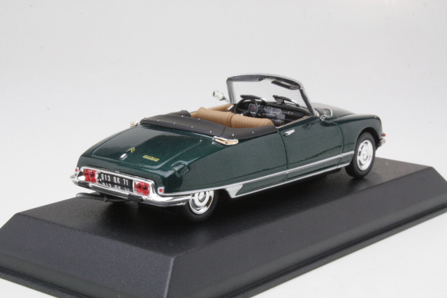 Citroen DS21 Cabriolet 1971, tummanvihreä - Sulje napsauttamalla kuva