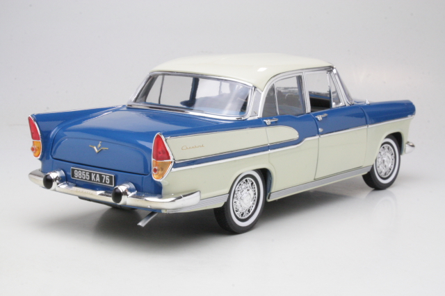 Simca Vedette Chambord 1960, blue/ivory - Click Image to Close