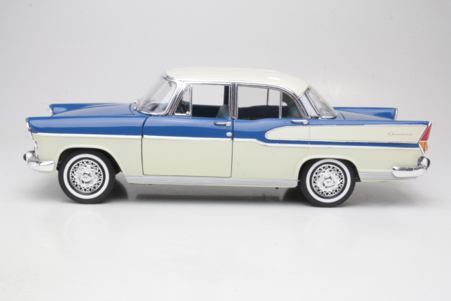 Simca Vedette Chambord 1960, blue/ivory - Click Image to Close