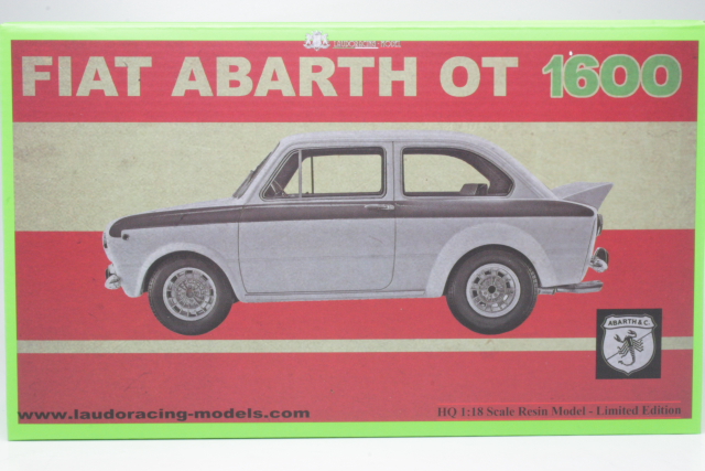Fiat Abarth 1600 O.T. 1964, white "Test Version" - Click Image to Close