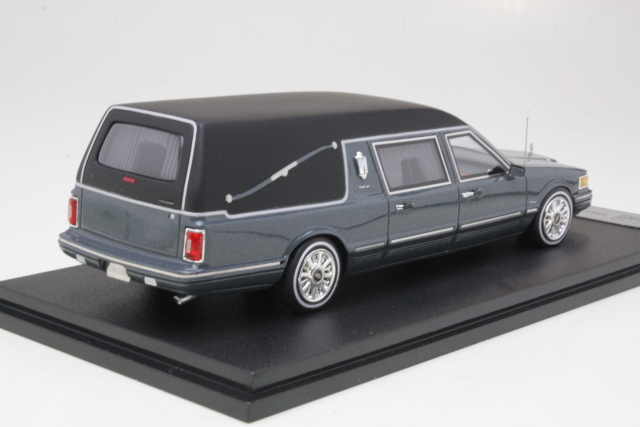 Lincoln Towncar Hearse 1997, harmaa