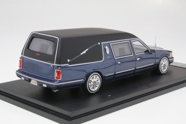Lincoln Towncar Hearse 1997, sininen