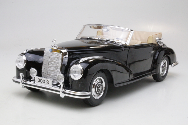 Mercedes 300S Cabrio (w188) 1955, musta