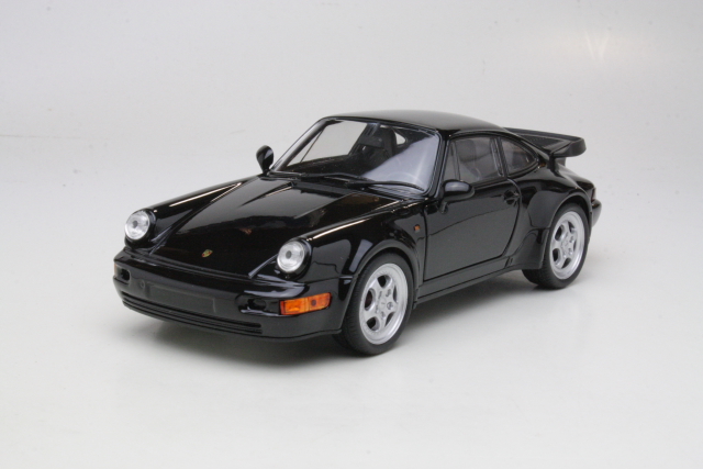 Porsche 911 (964) Turbo 1990, musta - Sulje napsauttamalla kuva