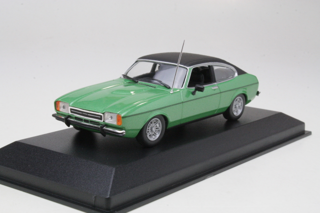 Ford Capri Mk2 1974, vihreä - Sulje napsauttamalla kuva