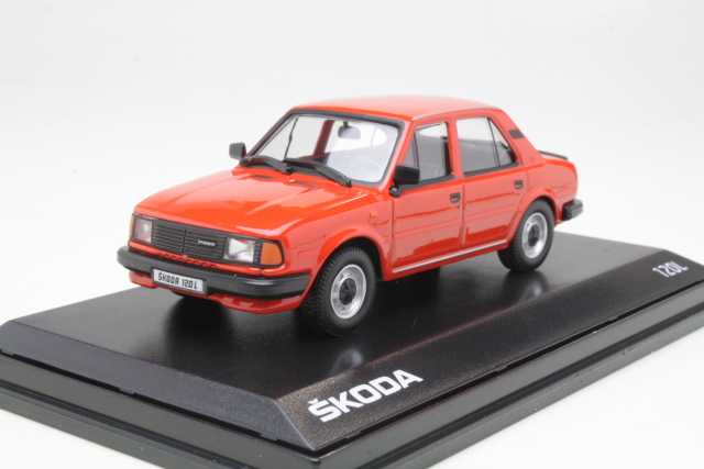 Skoda 120L 1984, punainen - Sulje napsauttamalla kuva