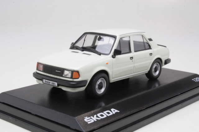 Skoda 120L 1984, white - Click Image to Close