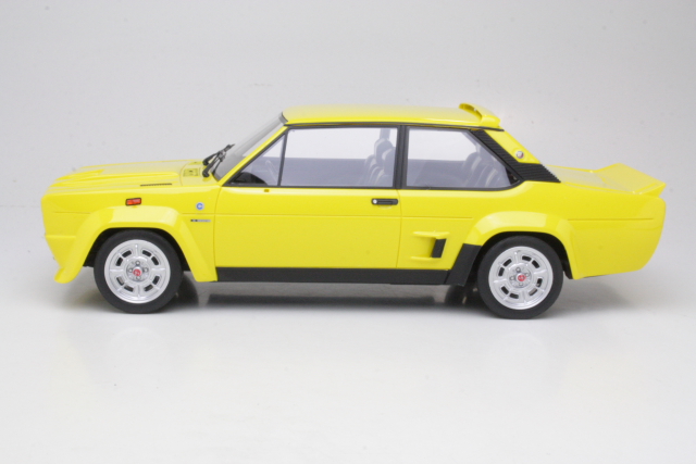 Fiat 131 Abarth Stradale 1976, yellow - Click Image to Close