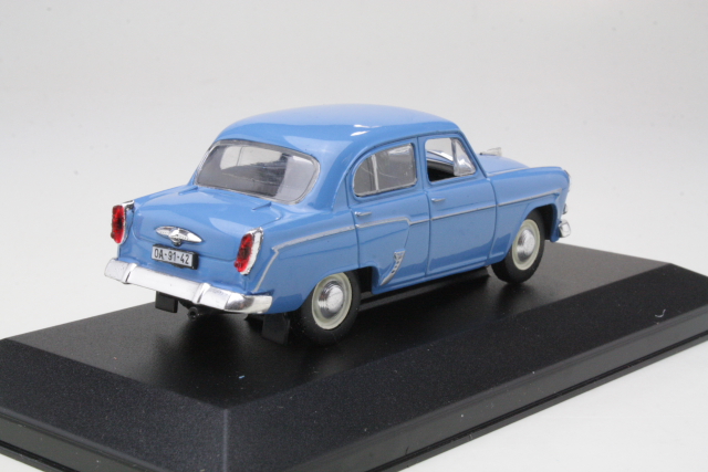 Moskvitch 407 1958, sininen - Sulje napsauttamalla kuva