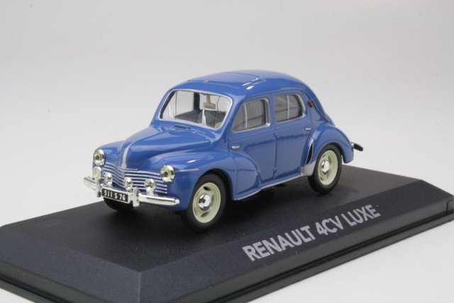 Renault 4CV Luxe 1956, sininen - Sulje napsauttamalla kuva