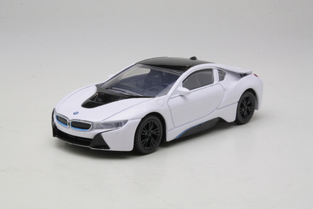 BMW i8 2015, valkoinen - Sulje napsauttamalla kuva