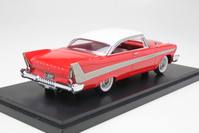 Plymouth Fury Hardtop 1958, punainen/valkoinen