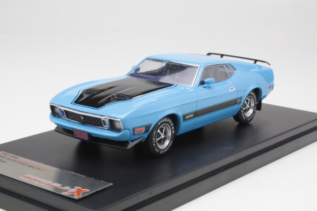 Ford Mustang Mach 1 1973, sininen - Sulje napsauttamalla kuva