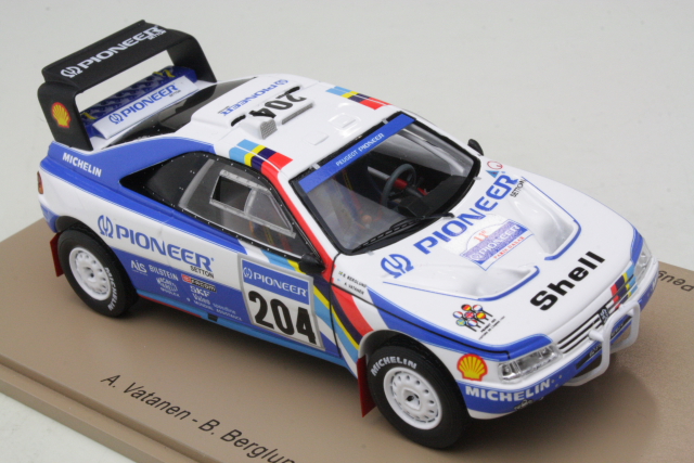 Peugeot 405 T16, 1st. Dakar 1989, A.Vatanen, no.204 - Sulje napsauttamalla kuva