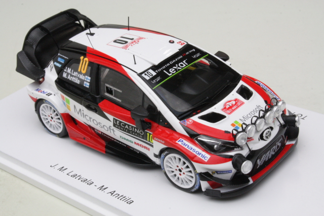 Toyota Yaris WRC, Monte Carlo 2017, J.M.Latvala, no.10