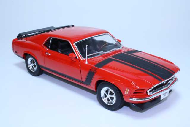 Ford Mustang Boss 302 1970, punainen - Sulje napsauttamalla kuva