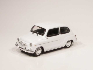Fiat 600D 1960, white