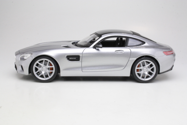 Mercedes AMG GT, silver - Click Image to Close