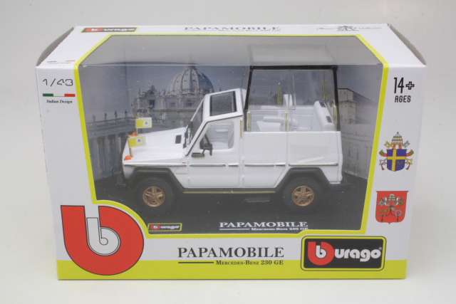Mercedes G-Class GE230 Papamobile of Pope Giovanni Paolo II