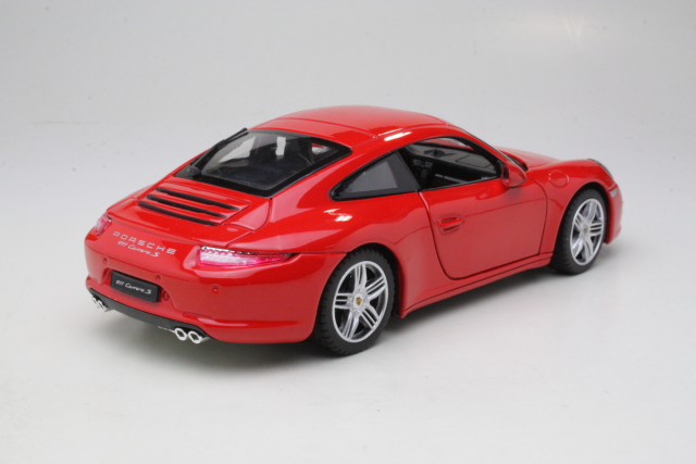 Porsche 911 (991) Carrera S Coupe 2012, punainen - Sulje napsauttamalla kuva