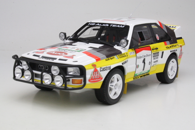 Audi Sport Quattro E2, Cote d'Ivoire 1984, S.Blomqvist, no.1 - Sulje napsauttamalla kuva