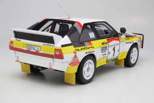 Audi Sport Quattro E2, Cote d'Ivoire 1984, S.Blomqvist, no.1 - Sulje napsauttamalla kuva