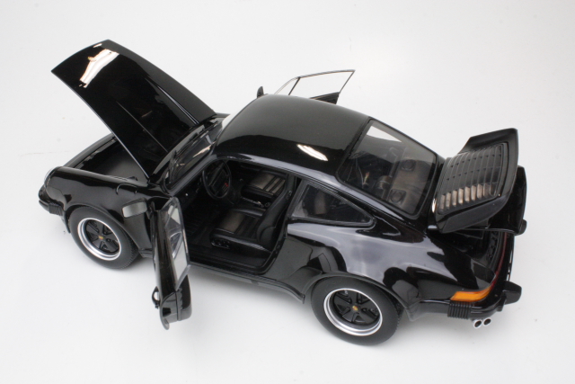 Porsche 911 (930) Turbo 3.3 1986, black - Click Image to Close