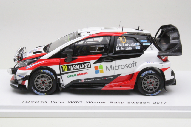 Toyota Yaris WRC, 1st. Sweden 2017, J.M.Latvala, no.10 - Click Image to Close