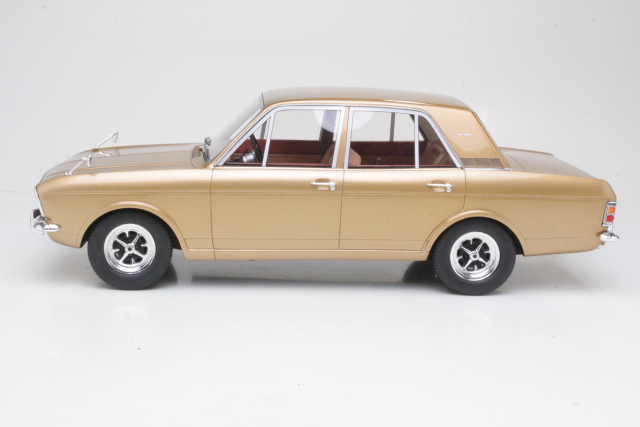 Ford Cortina Mk2 1600E 1970, kulta - Sulje napsauttamalla kuva