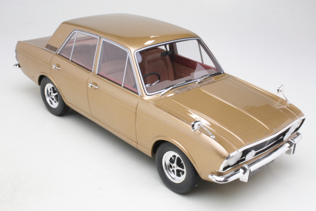 Ford Cortina Mk2 1600E 1970, kulta - Sulje napsauttamalla kuva