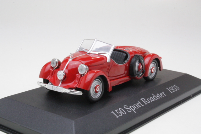 Mercedes 150 Sport Roadster 1935, punainen - Sulje napsauttamalla kuva