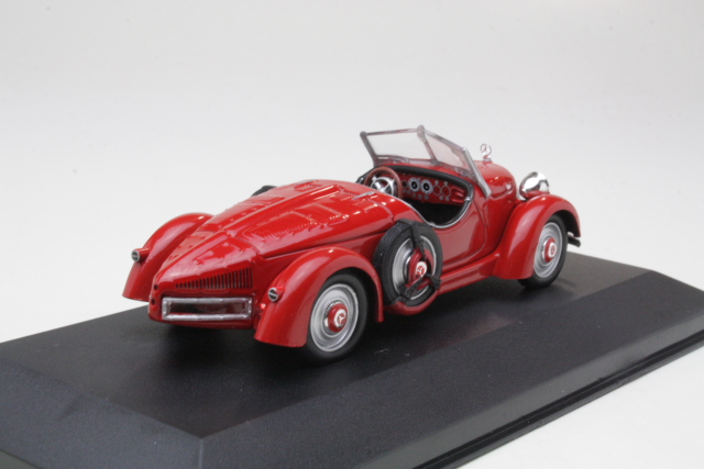 Mercedes 150 Sport Roadster 1935, punainen - Sulje napsauttamalla kuva