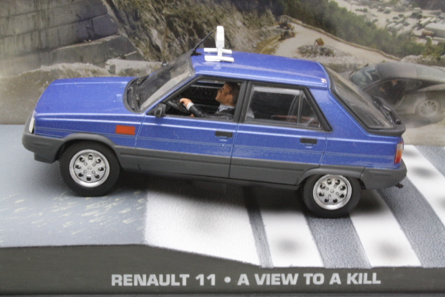 Renault 11 Taxi Paris 1985, sininen - Sulje napsauttamalla kuva