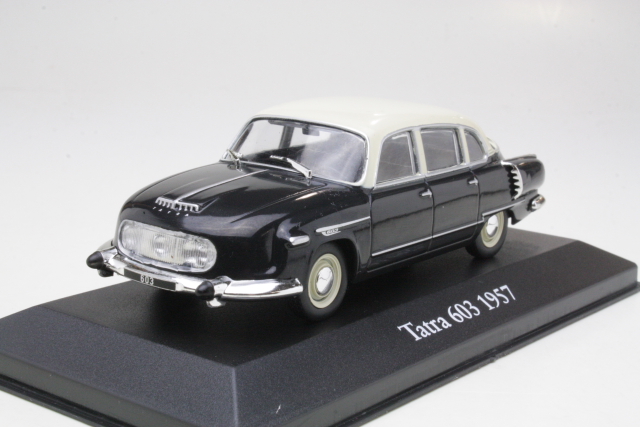 Tatra 603 1957, musta/valkoinen - Sulje napsauttamalla kuva