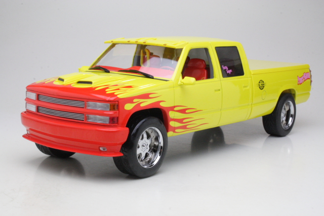 Chevrolet C-2500 Crew Cab Silverado 1997, keltainen/pinkki