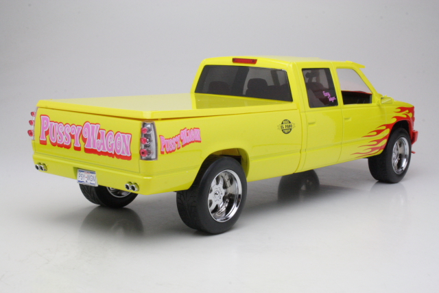 Chevrolet C-2500 Crew Cab Silverado 1997, keltainen/pinkki